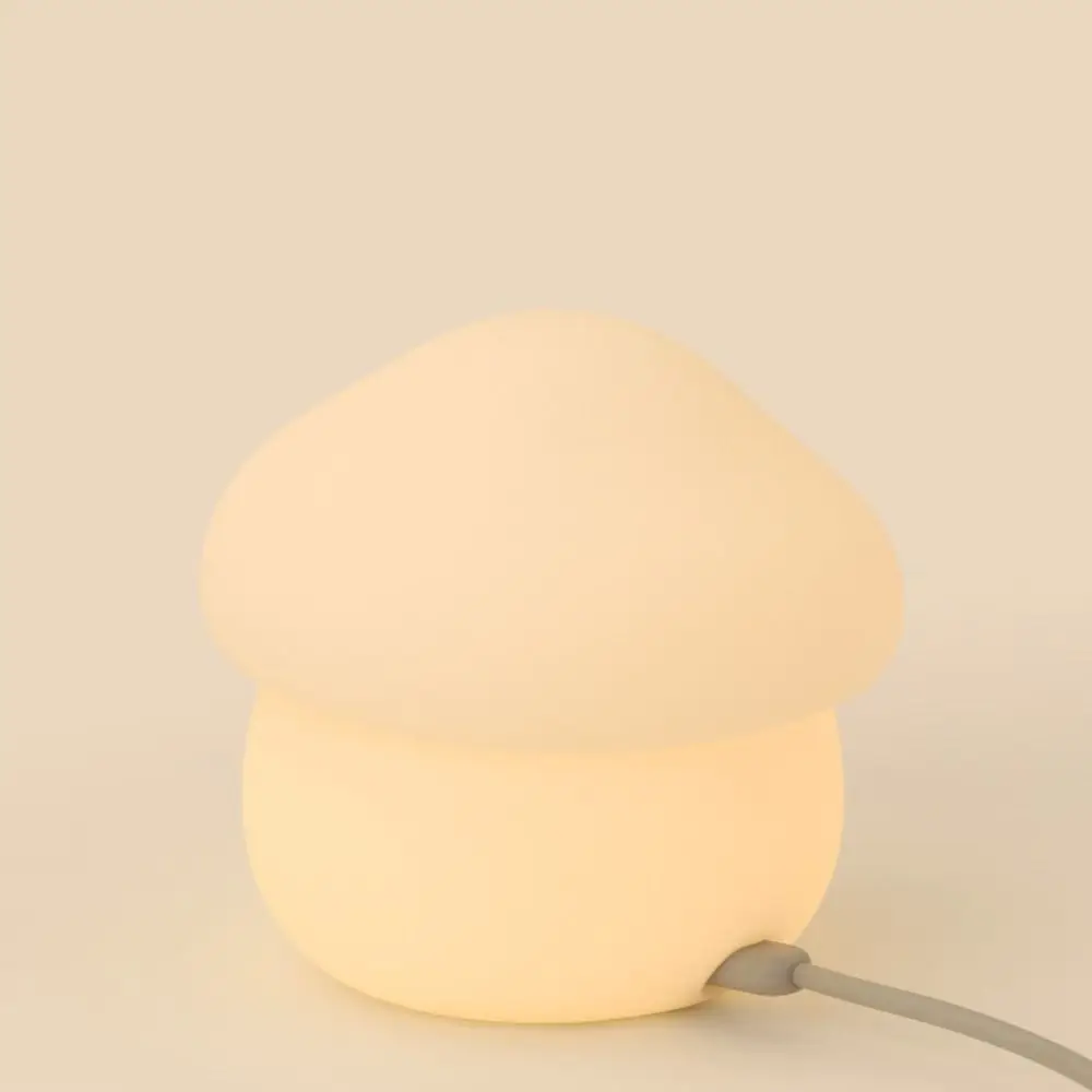 

Touch Sensor Silicone Mushroom Night Lamp Dimmable USB Charging Sleeping Night Lamp Creative Soft LED Bedside Lamp Gift