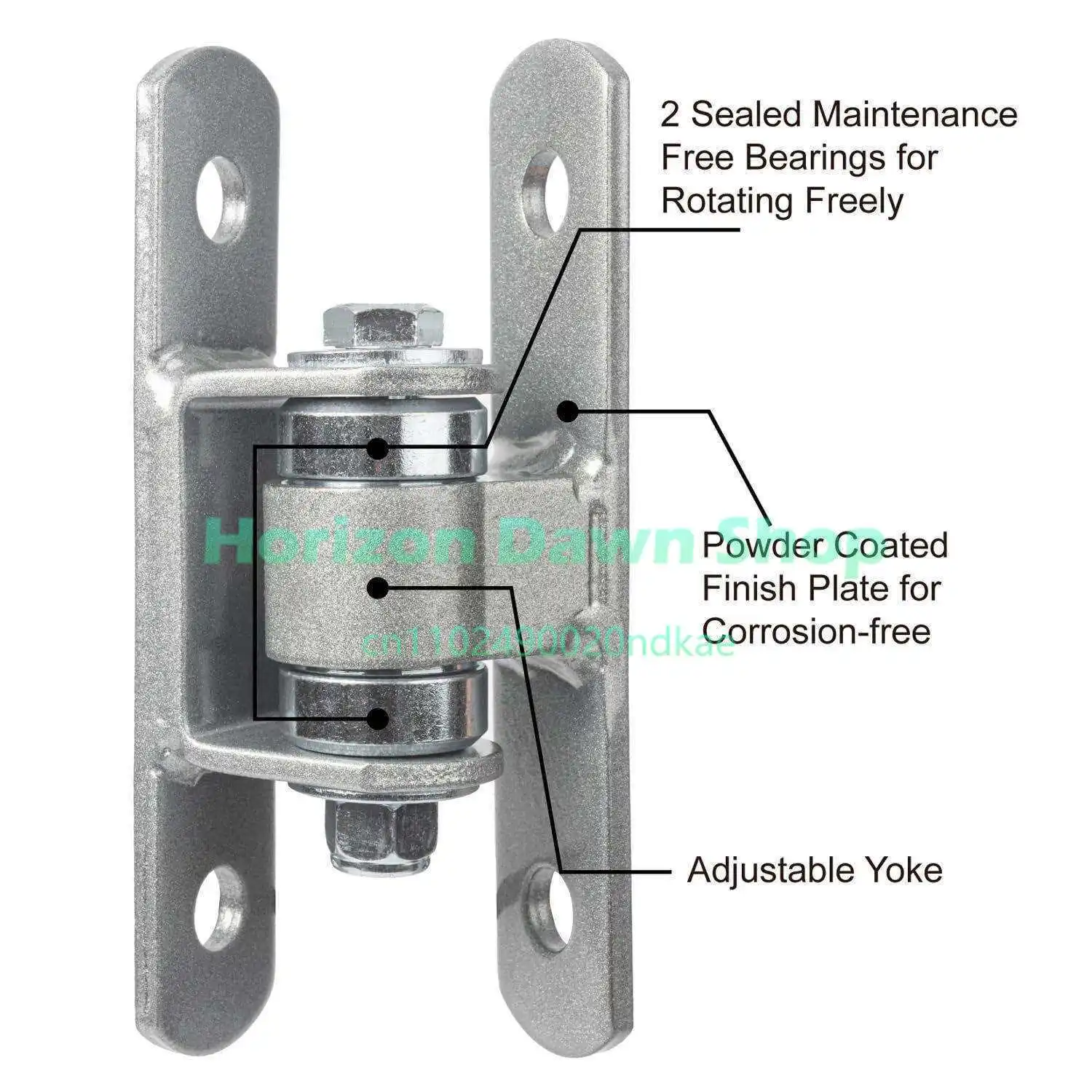 Heavy duty bolt seal bearing outdoor door hinge, install bolts to the door