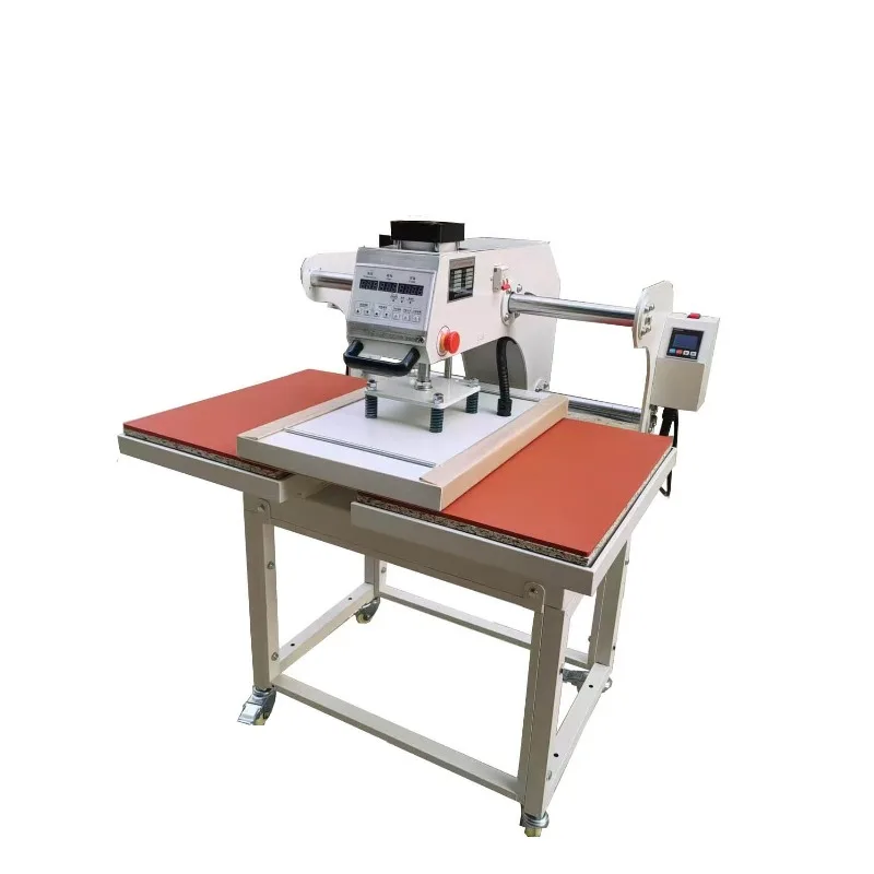hot press Up and down heating embossing machine Clothing leather concave and convex indentation machine Heat transfer machine