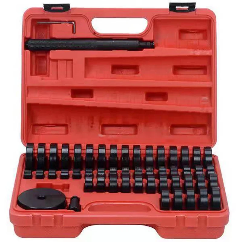 52pcs 18-65mm Bushing Disc Bearing Seal Driver Pressure Disc Tool Set Driver Kit Car Repair Tool