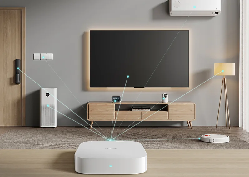 2022 شاومي الذكية-متعددة وضع-بوابة-2 المزدوج واي فاي 5G 2.4G RJ45-Port 3-بروتوكول بلوتوث/[شبكة] زيجبي نوع-C ثنائي النواة وحدة المعالجة المركزية