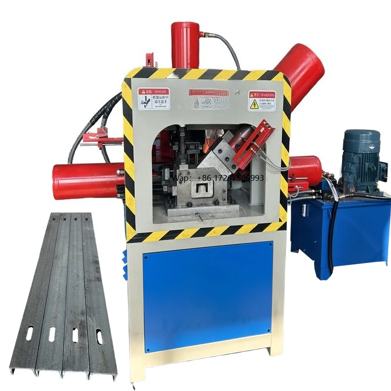 Channel Steel Punching and Cutting Machine Automated Processing Production Line for Steel Structure Power Engineering