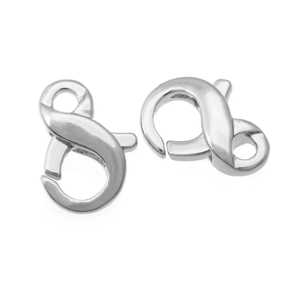 Karabinerverschlüsse aus 18 Karat Gold, Messing, Verbindungsverschlüsse, Schmuck, Halsketten, Armbänder, Herstellung von Zubehör, DIY-Zubehör – Detail 30