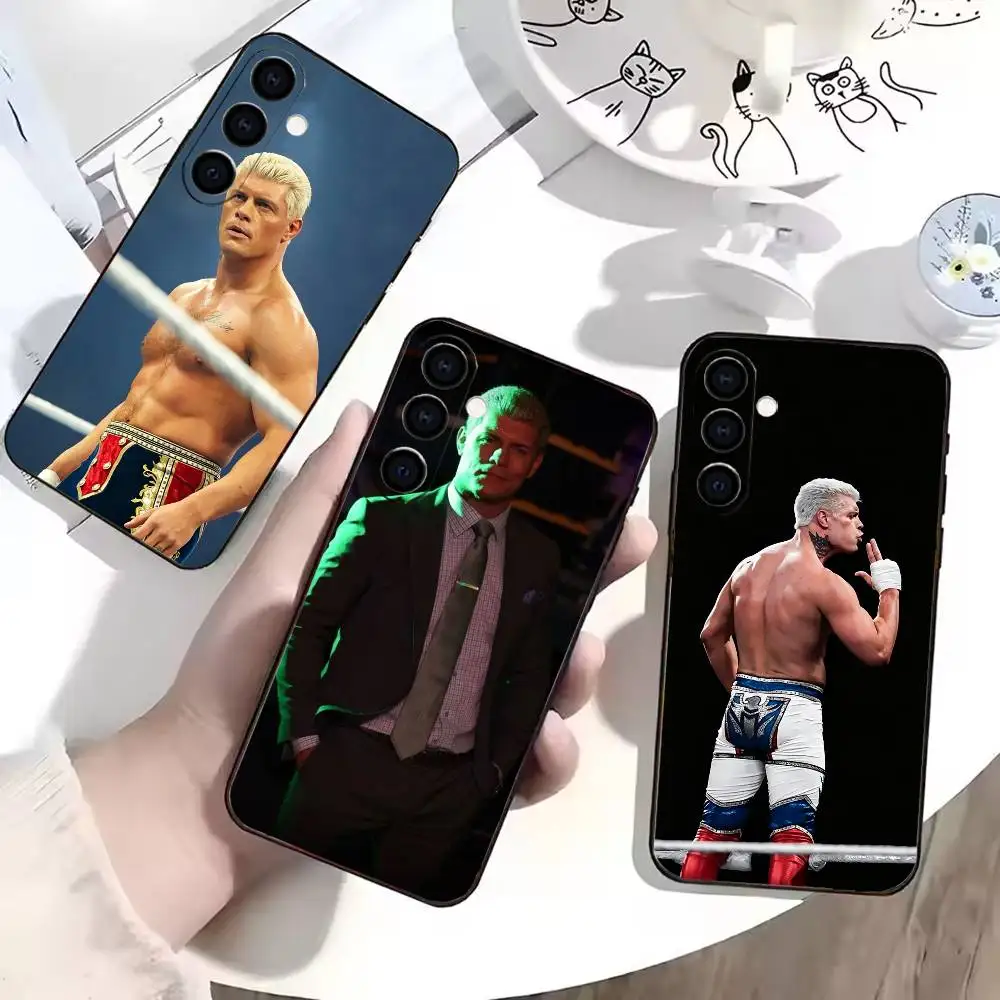 Cody Rhodes  Phone Case Black Silicone Soft For Samsung Galaxy A73,A72,A71,A70,A53,A52,A51
