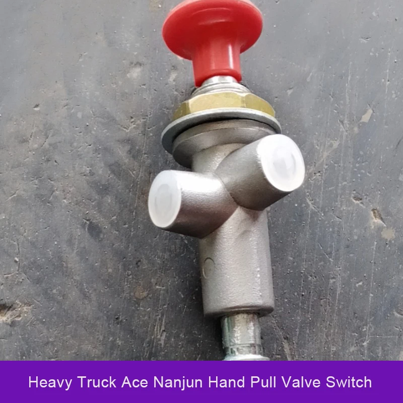 Válvula de controle hidráulico interruptor de elevação válvula de tração manual caminhão pesado nanun shenfeng interruptor de válvula de tração manual