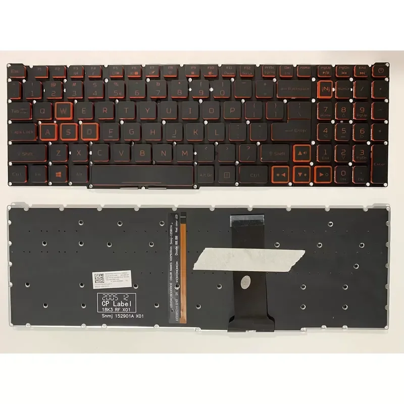 Teclado para ACER Acer Shadow Rider 4 AN515-54 AN715-51 N18C3 N18C4 AN515-43