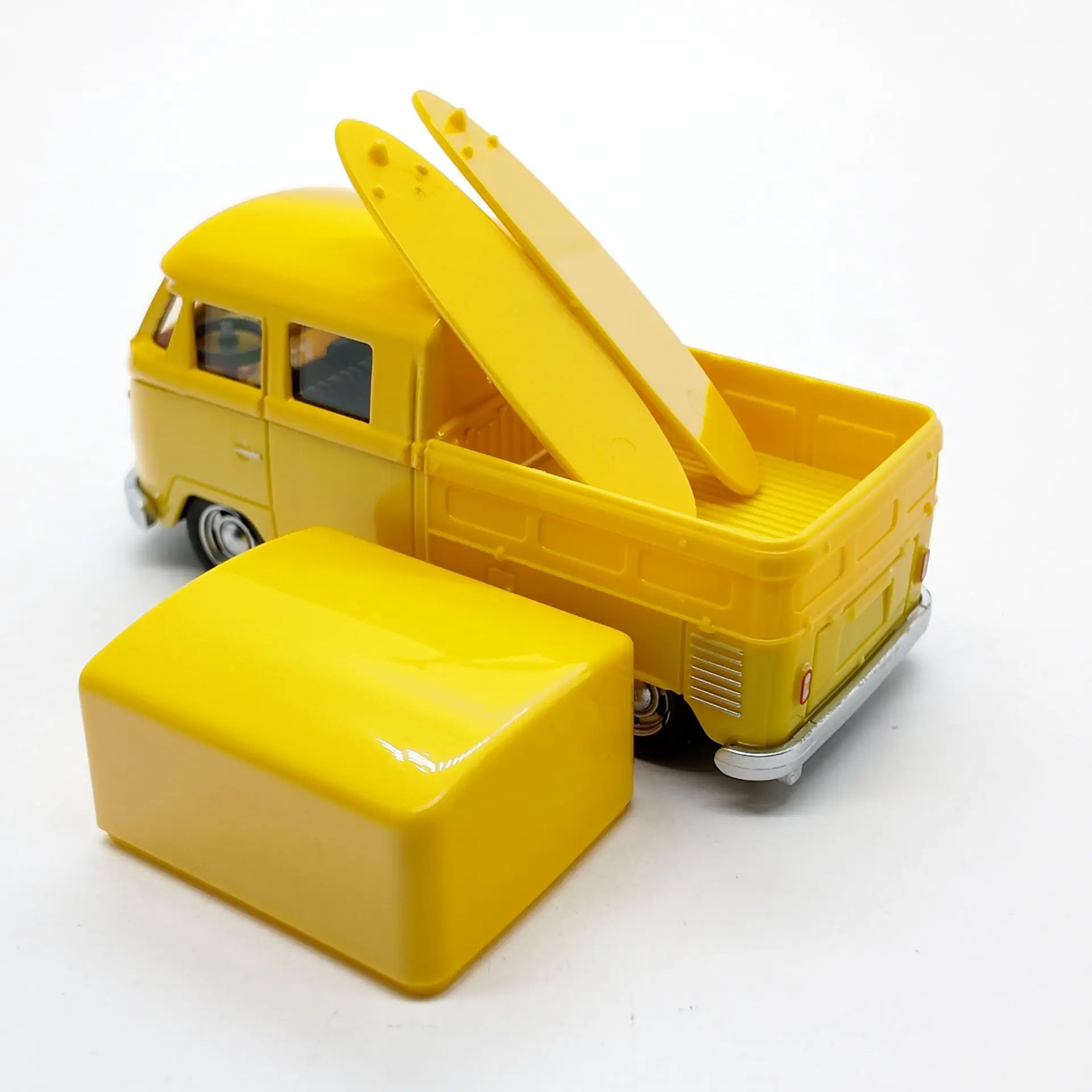 Modèle de voiture en alliage rétro 1:36, Simulation de Bus à Double siège, ramassage, jouets de voiture de Transport, ornements de bureau, jouets de voiture à retirer