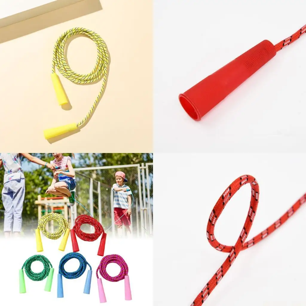 31BE Colorful Jump Rope Light weight Skipping Rope Adjustable Length Skipping Rope
