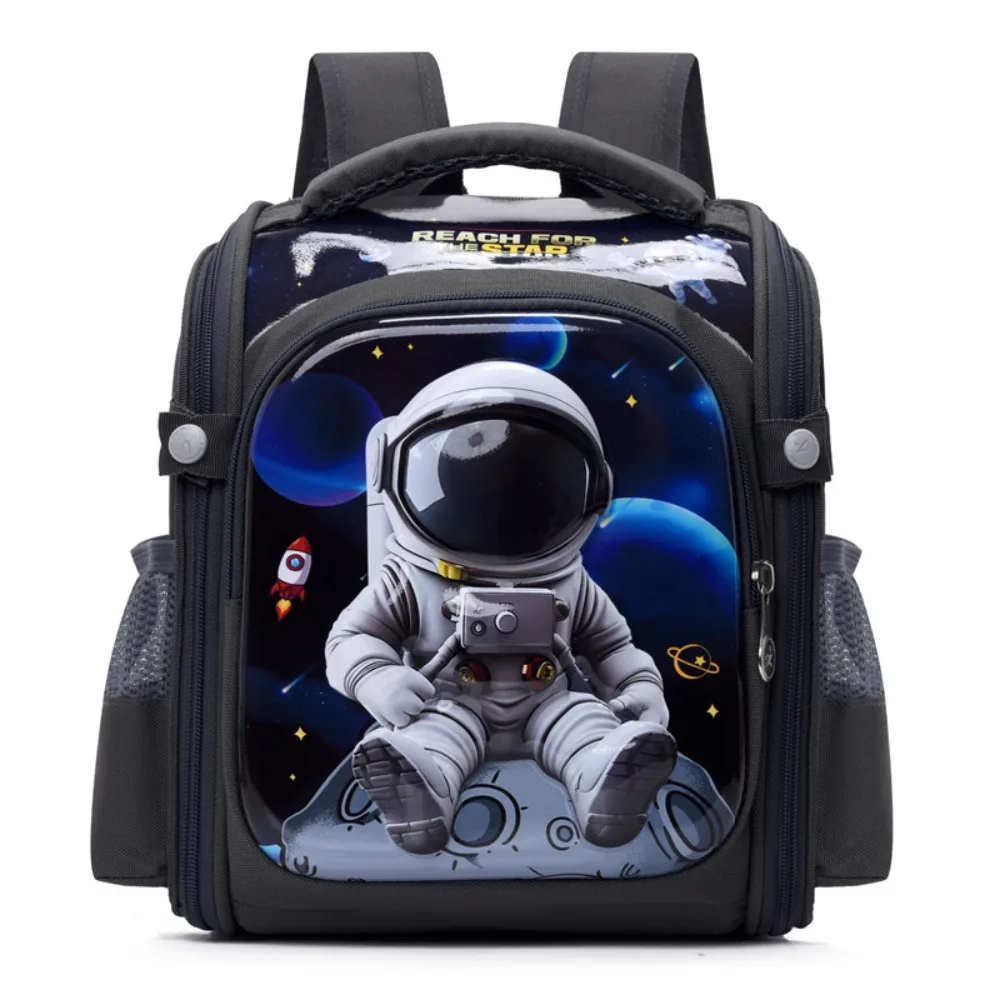 Fun Style Backpack Kindergarten Astronaut Anime Cartoon Patterns Large Capacity Boys and Girls Student Children's School Bags