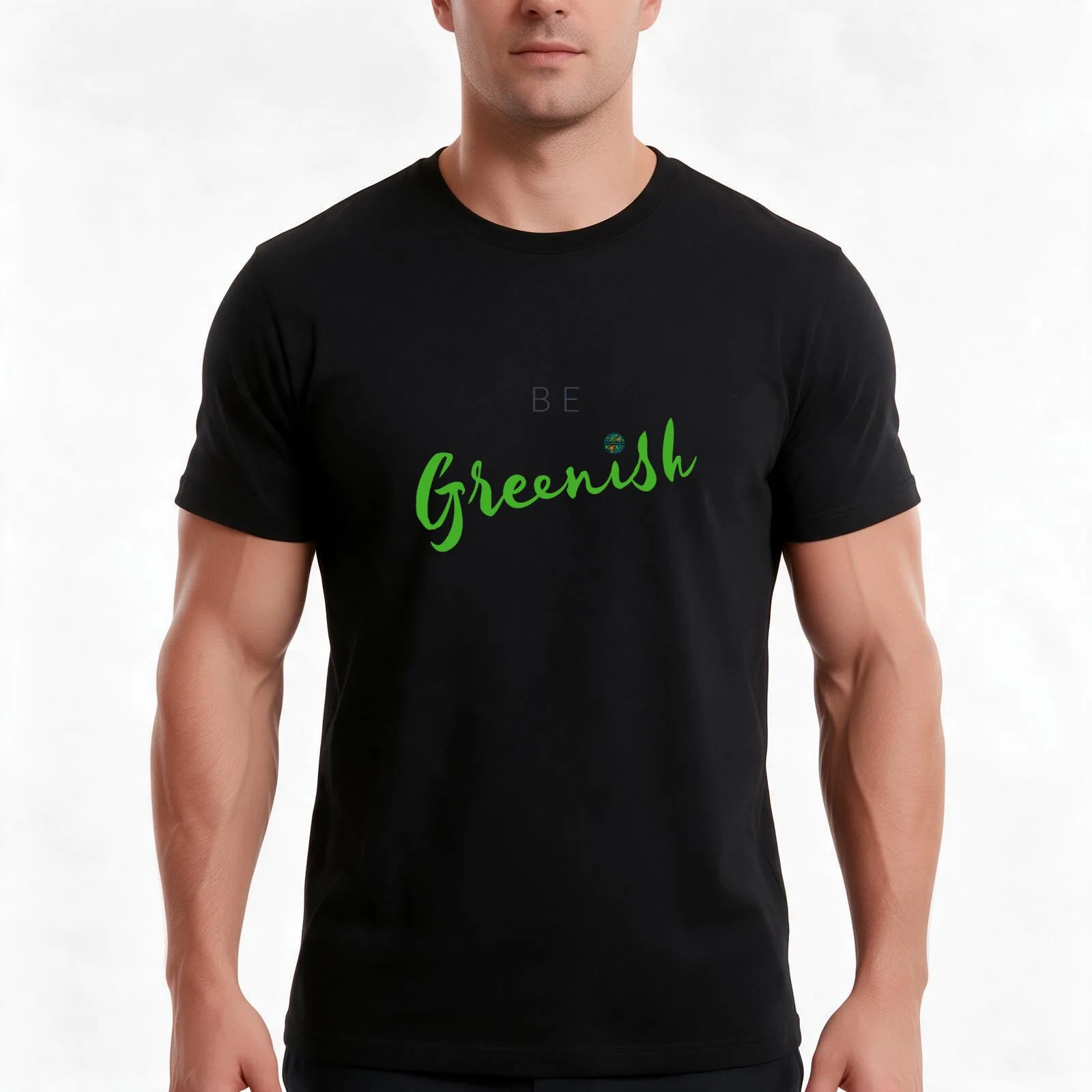Be Greenish- Greenish Neighbor T-Shirt, Summer Casual Cotton Tee, Oversized Streetwear Tops, Vintage Graphic Print, 100% Cotton