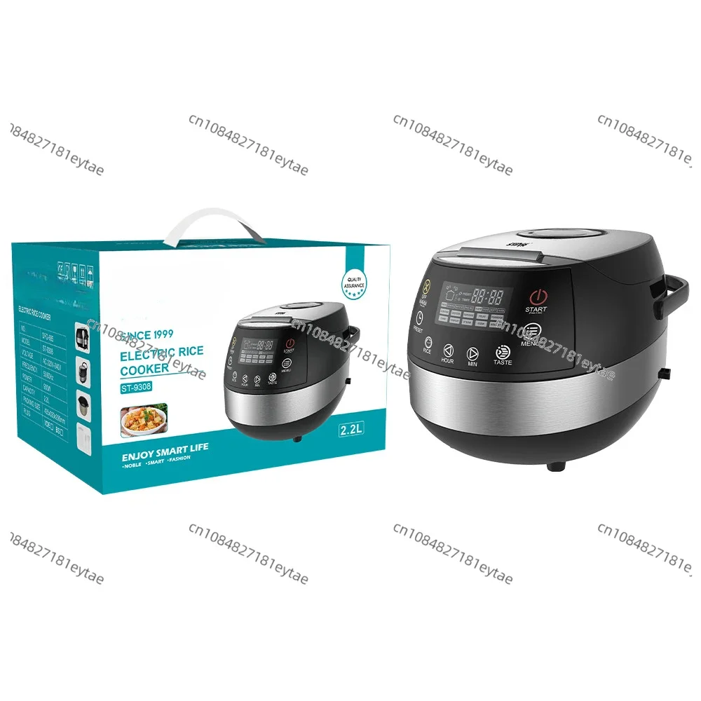 1.8L anti-dry burning double temperature control cooking rice, stew meat and soup multi-function touch screen rice cooker