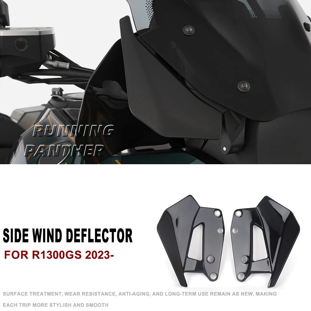 

For BMW R1300GS R 1300 GS r1300gs 2024- New Motorcycle 3 Colors Side Windshield Windscreen Wind Deflector Accessories