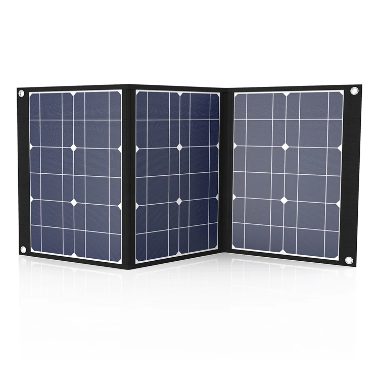 

High Efficiency Mini Outdoor Portable solar panel 12v 18V 50w Foldable Solar Panels Flexible 60Watt 100watt for Camping Rving