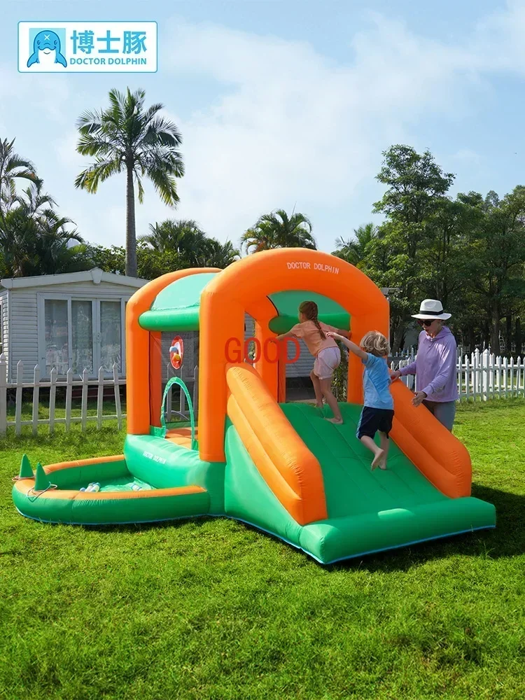 Small Children's Tent Trampoline Slide Jumping Bed Ball Pool Inflatable Castle Toys