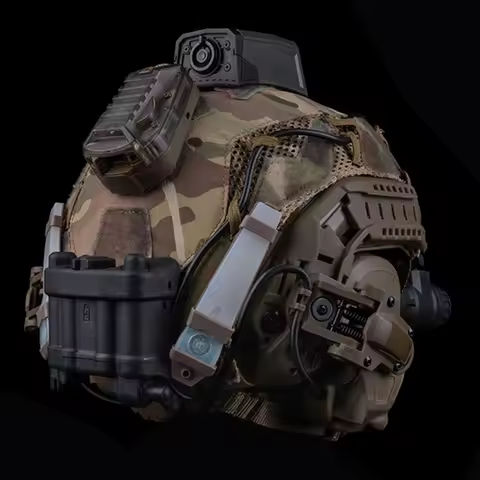 Battery Box Retention System Dummy Model Adjustable Helmet NVG Battery Pouch Realistic Battery Storage Holder Pack for AN/PVS31