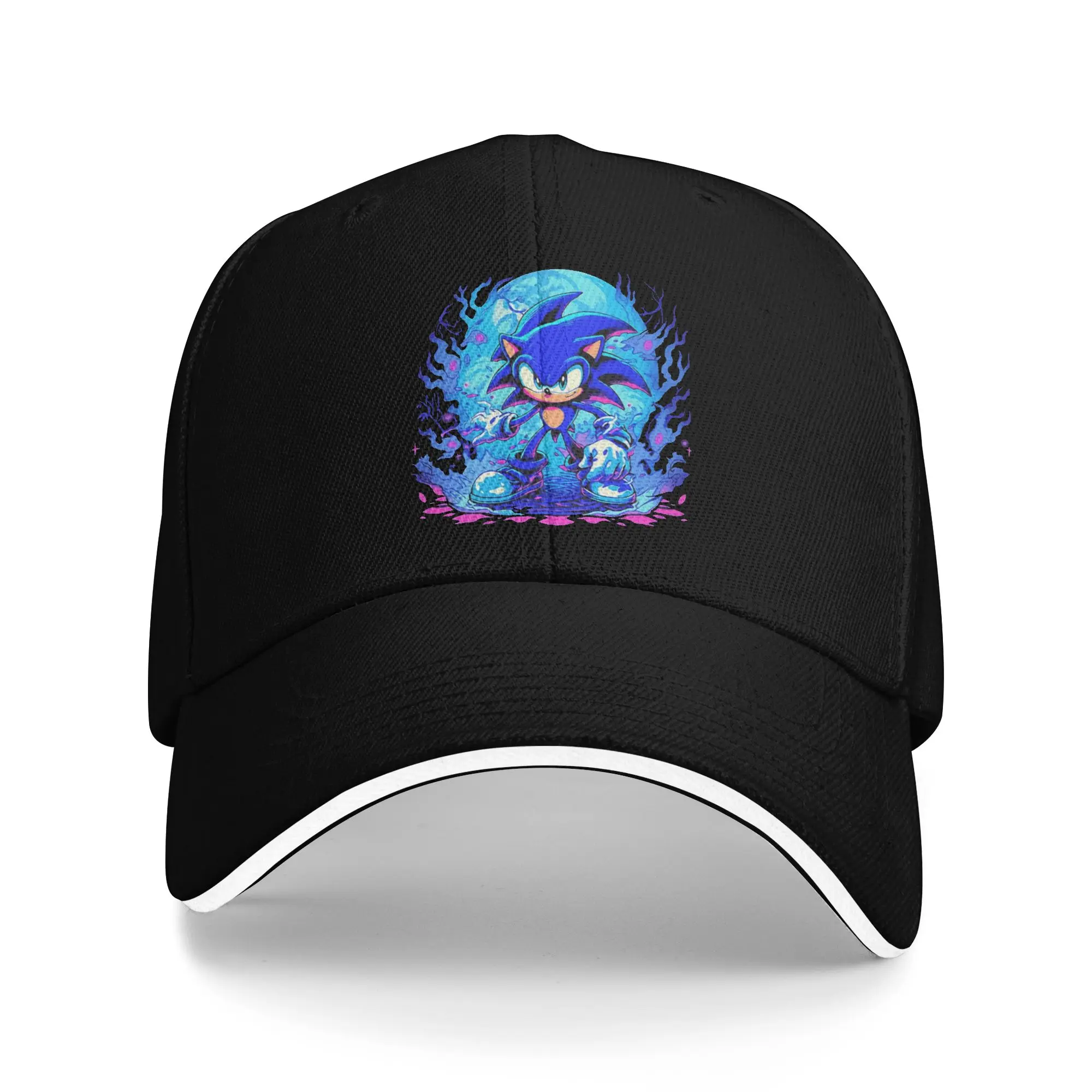 Women Men  Shadow The Hedgehogs Outdoor Hat Adjustable Baseball Caps Casual Baseball Cap Sunscreen Sunshade