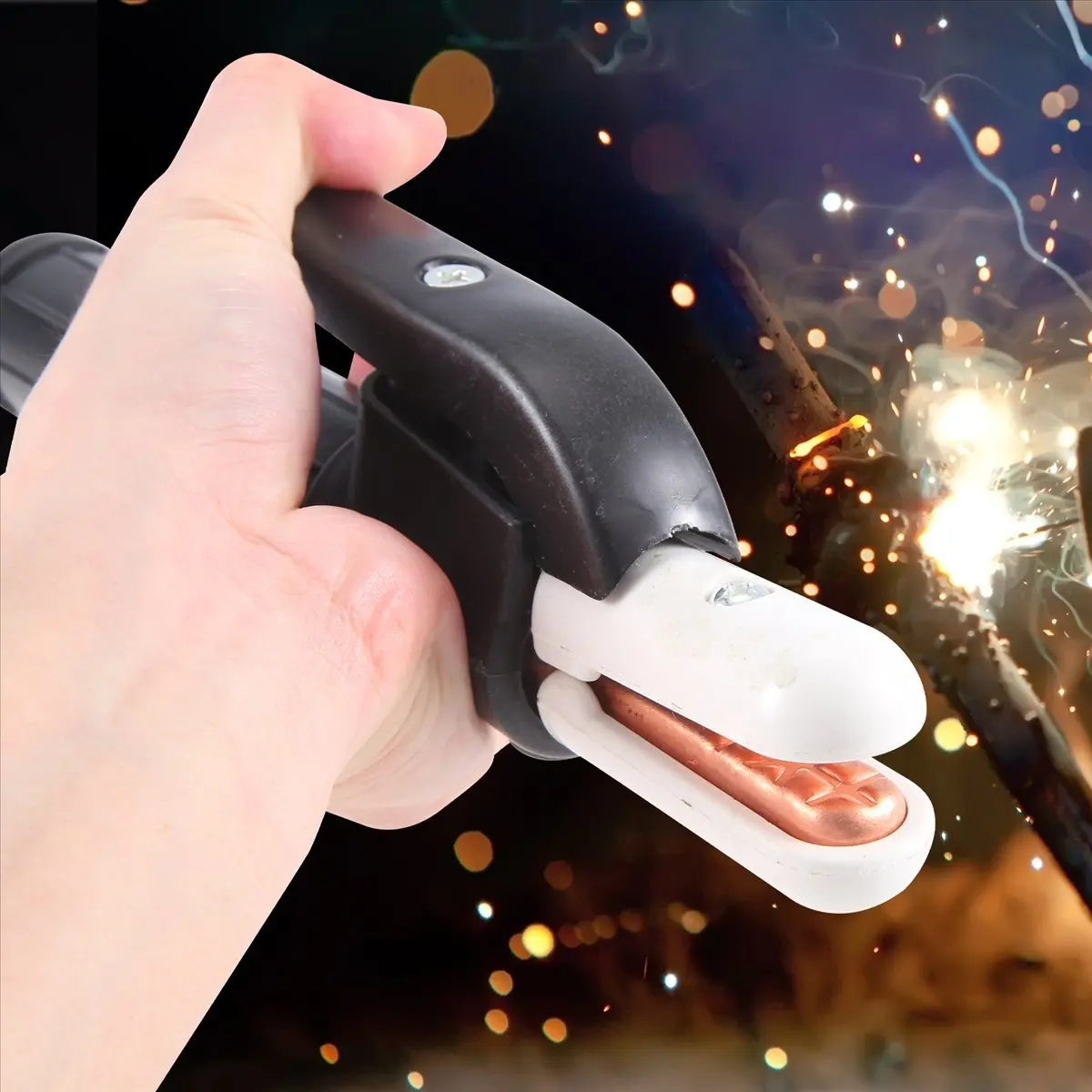 HGHO High Quality 300 Arc Welding Clamp Electrode Welding Holder 3Meter Cable EN60974-12