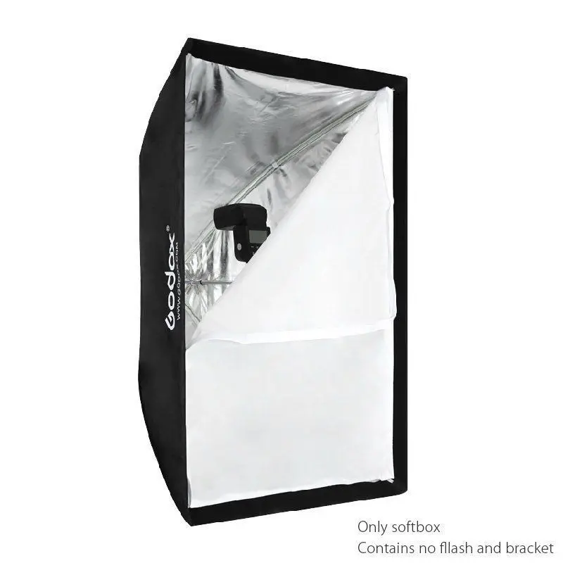 

Godox Portable 60*90cm 24*35" Umbrella Rectangle Softbox Photo Diffuser Reflector for Studio Speedlight Flash