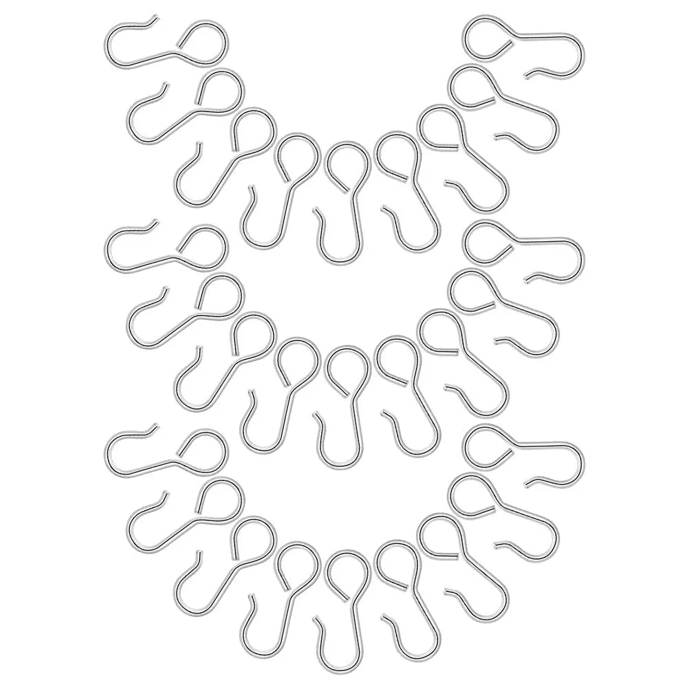 

100pcs Cover 23Mm Metal S Hooks For Car Covers Heavy Duty Steel Vehicle Pad Fixing Hanger Car Seat Headrest Hooks For Truck