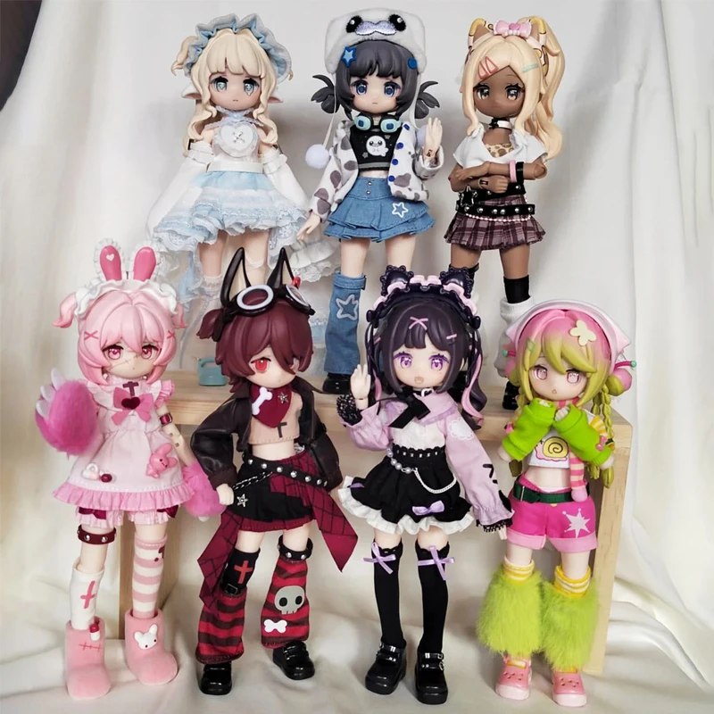 

Freedom Claim Electronic Cute Pet 1/12 BJD Blind Box Movable Joints Figure Doll Trendy Toy Ornaments Surprise Gift Mystery Box