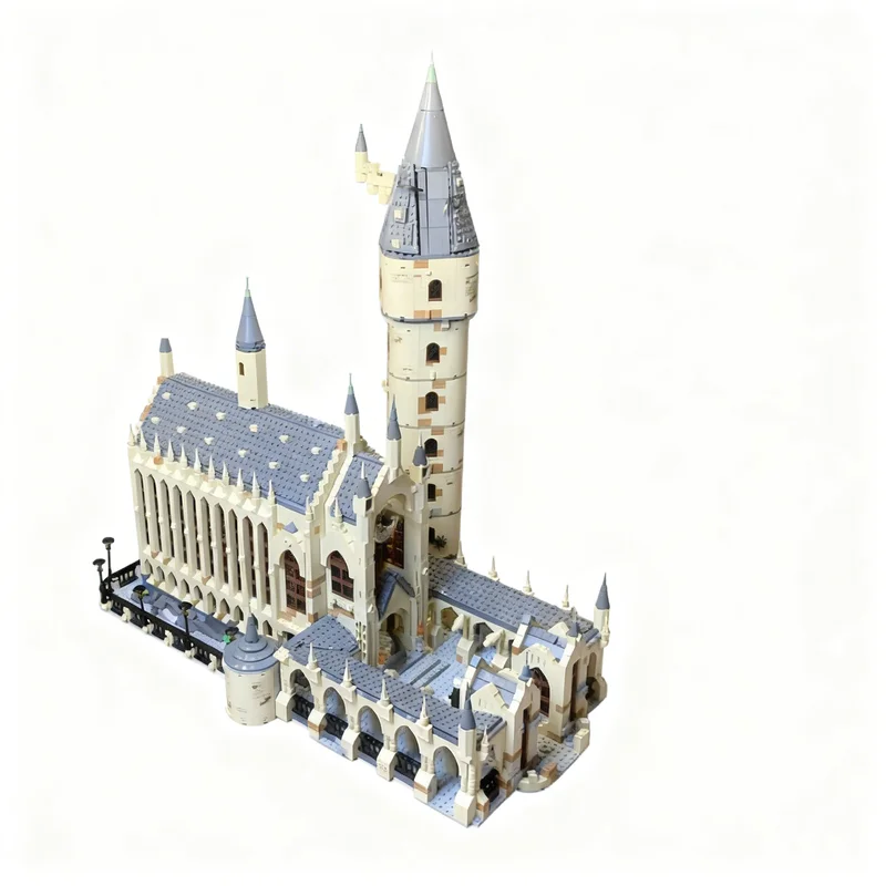 5605pcs MOC Great Hall & Staircase Tower Version 1.0 Harry Model Building Blocks Christmas Gifts Toys Collection Idea Brick