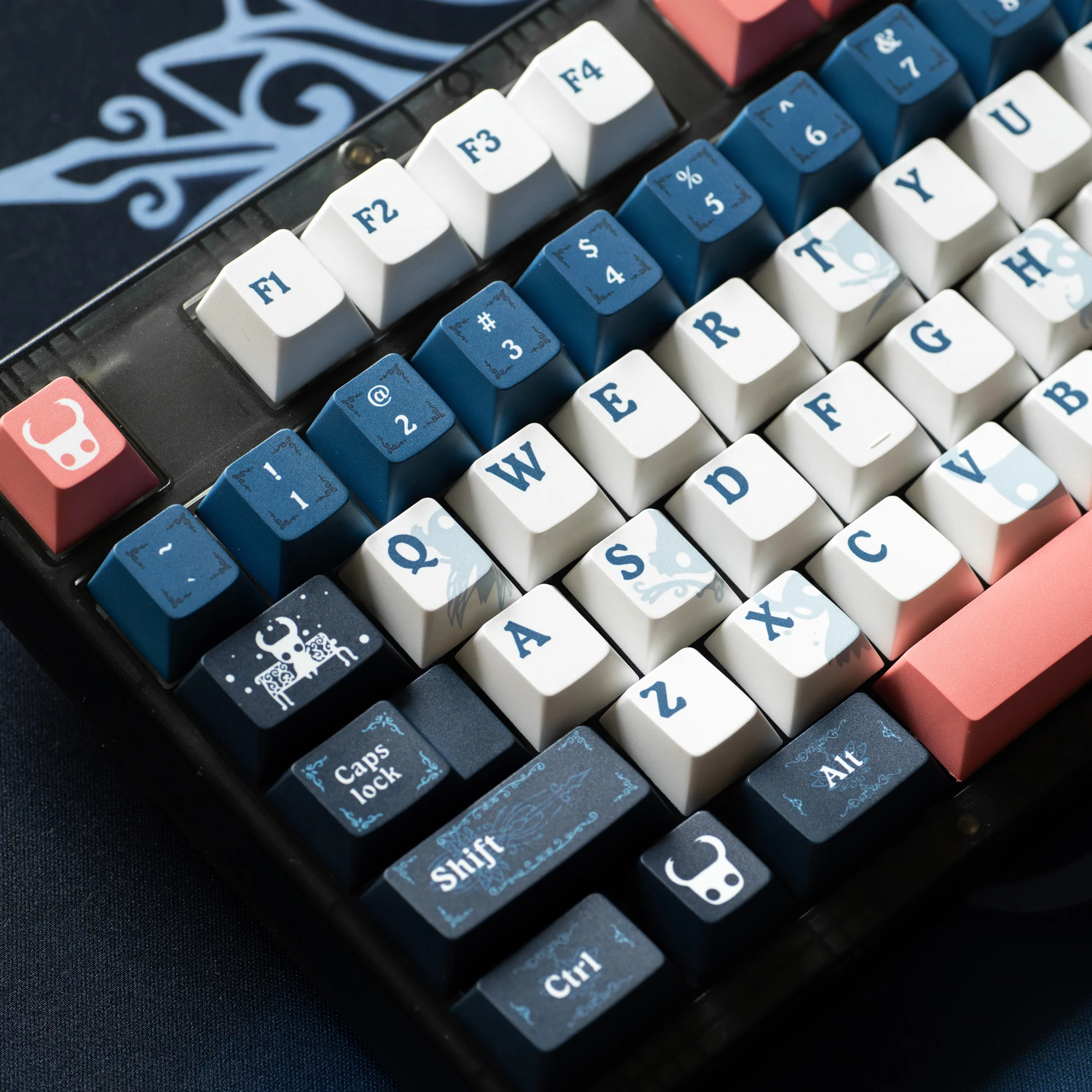 

MAIMOOO Hollow Knight Keycaps Set Cherry Profile 165Keys PBT Sublimation Personalized Game Keycap for Mechanical Keyboard