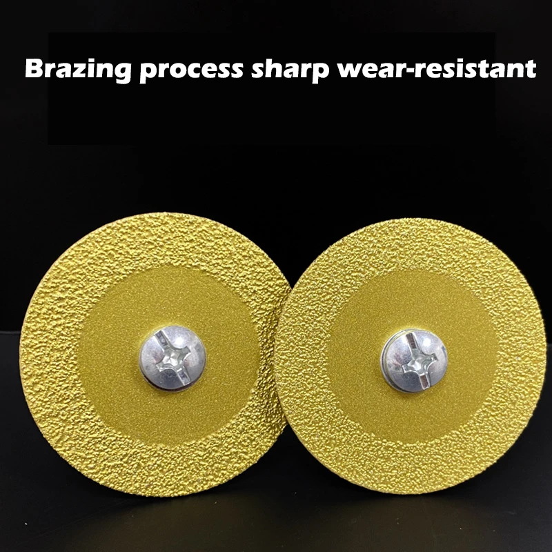 40/50mm Brazed Diamond Drill Saw Blade Set Marble Jade Ceramic Engraving Blade Cutting Blade Disc Grinder Rotary Tools Sandpaper