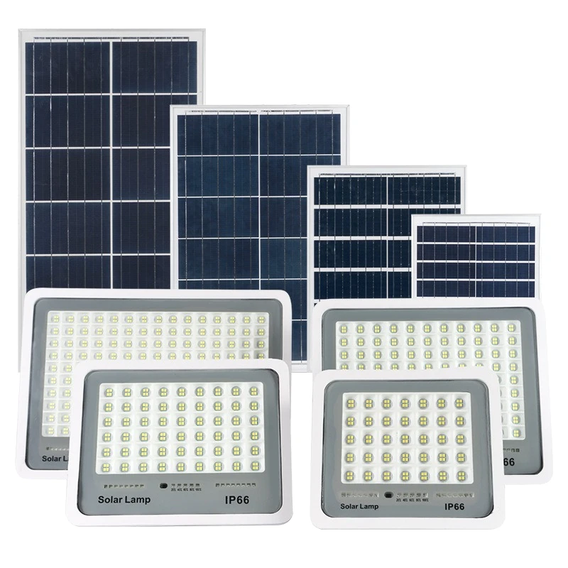 

0 купюр, IP66, солнечные фонари 50 Вт/100 Вт/200 Вт, водонепроницаемые для улицы, работают от дождя и облачного дня, сенсорный светильник для уличной дворовой дорожки