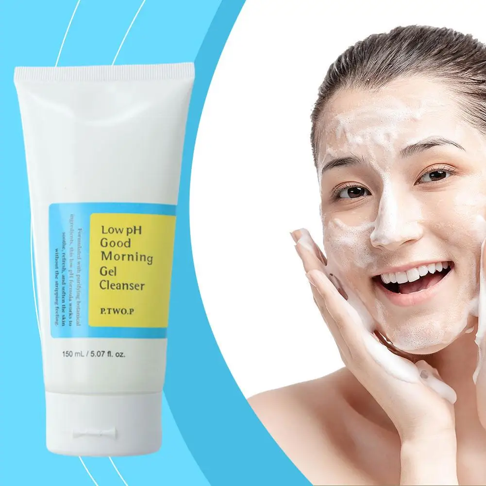 1 قطعة منخفضة PH صباح الخير جل المطهر اليومي معتدل منظف للوجه البشرة الحساسة BHA وزيت شجرة الشاي PH موازنة العناية بالبشرة الكورية جديد