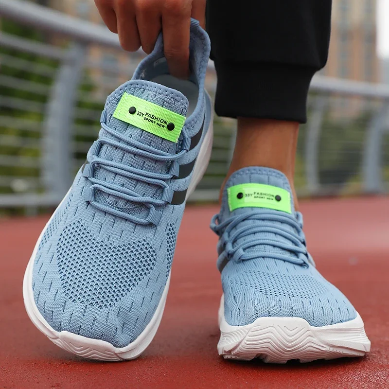 Herren Freizeitschuhe Modische und Atmungsaktive Mesh-Flachschuhe 2026 Vulkanisierte Turnschuhe für Outdoor-Laufen und -Gehen – Detail 12