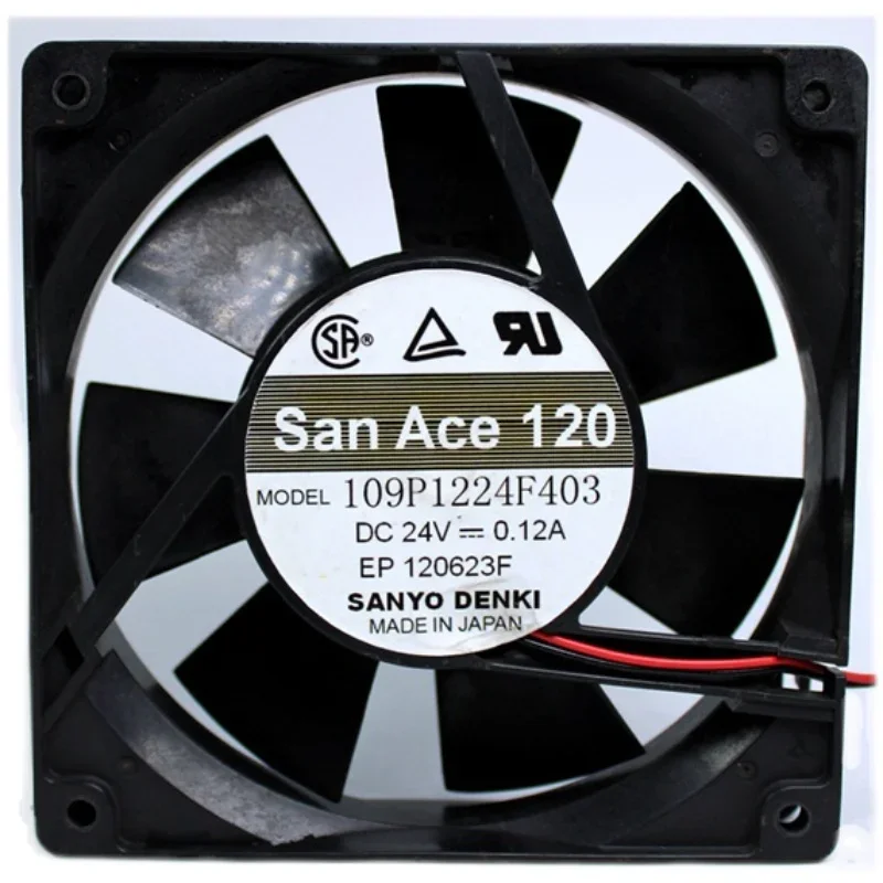 

Ltsf For SANYO DENKI 109P1224F403 DC 24V 0.12A 120x120x25mm 2-Wire Server Cooling Fan 12cm