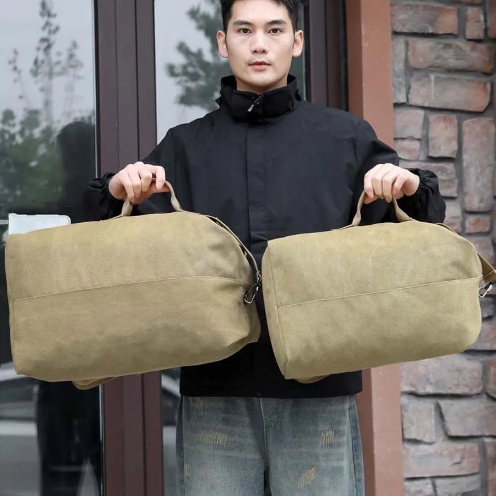 elegant-vintage-canvas-rucksack-solid-color-handbag-multi-pockets-design-backpack-multi-purpose-folding