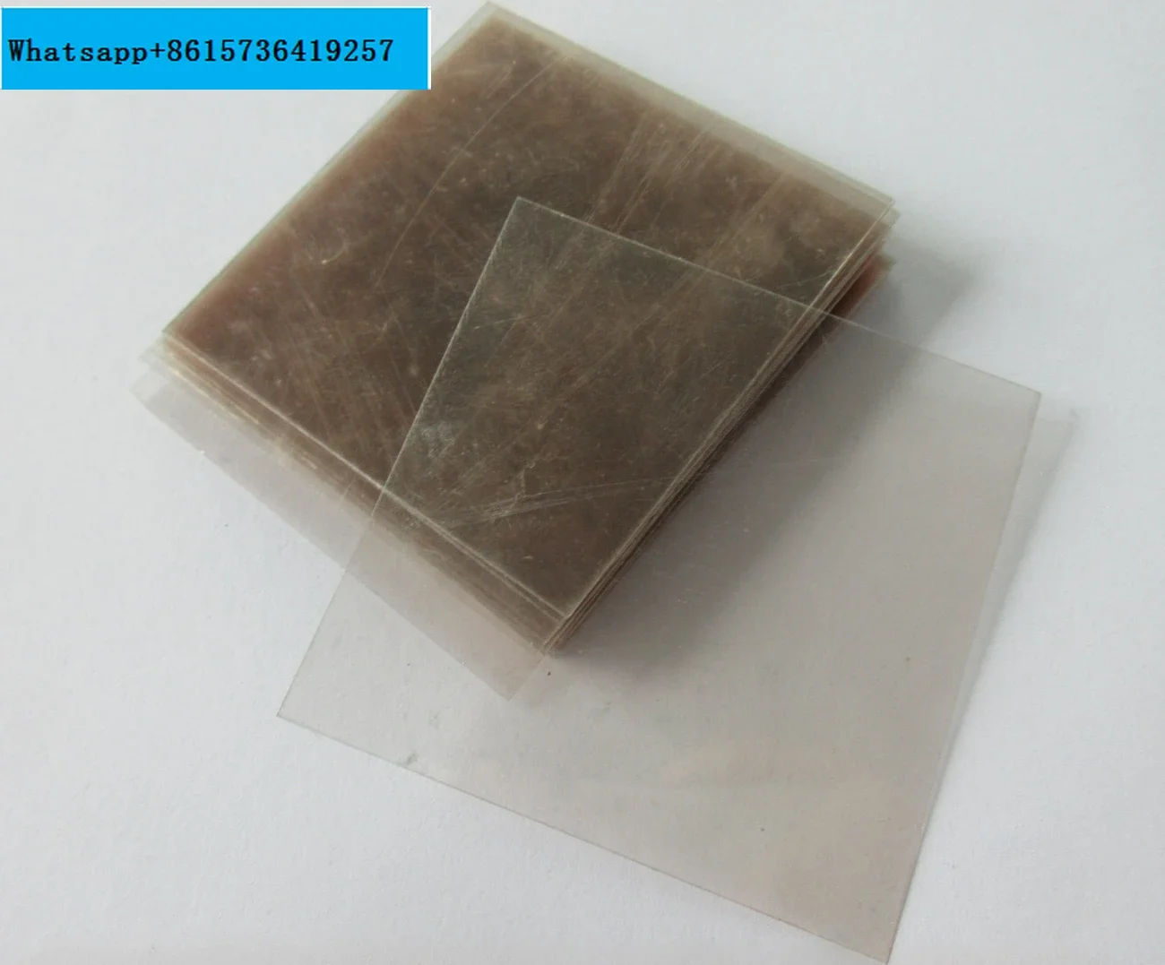 

10pcs Natural Mica Sheet Insulation Sheet Transparent Mica Sheet Mica Gasket Capacitor Chip Mica Sheet 50x50x0.1mm