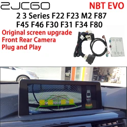 ZJCGO 후면 전면 카메라 디지털 디코더 박스 인터페이스 어댑터 NBT EVO, BMW 2 3 시리즈 F22 F23 M2 F87 F45 F46 F30 F31 F34 F80