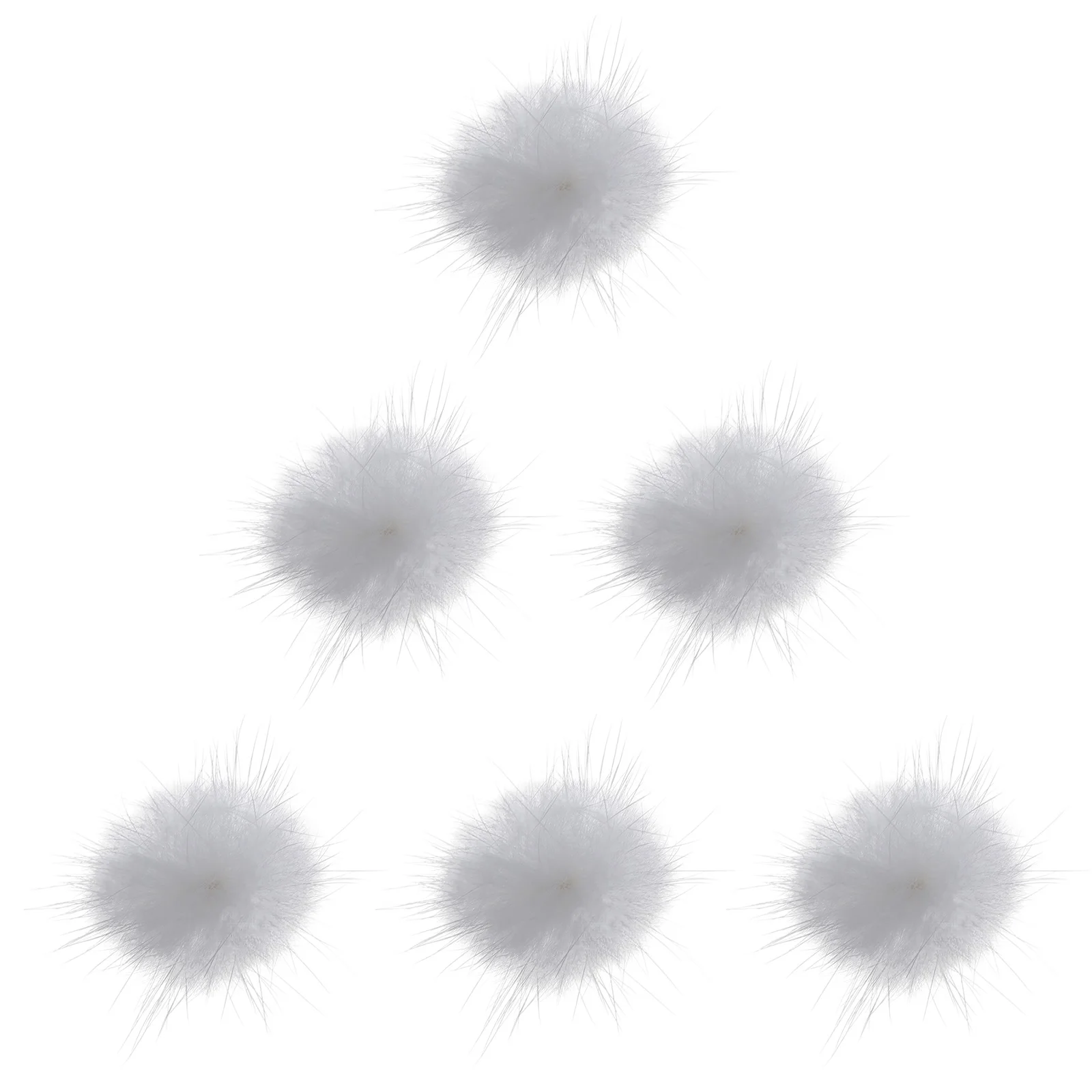 6 قطع من زينة الأظافر بتصميم كرات الشعر الإبداعية، إكسسوارات فن الأظافر سهلة التركيب ذاتيًا لمظهر أظافر عصري، زخارف مغناطيسية