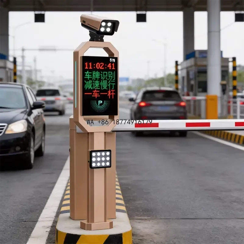 wmwmnu License Plate Recognition System ANPR LPR Automatic Parking Boom Barrier Gate Outdoor Access ControlOEM