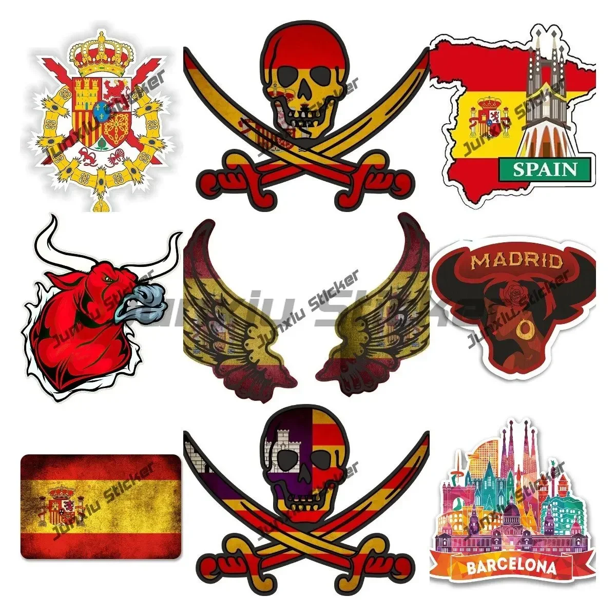 

Spain E Oval Country Code Spanish Flag Espana Vinyl Decal Sticker Spain Sticker Barcelona Catalunya Spain Bull Spanish Decals