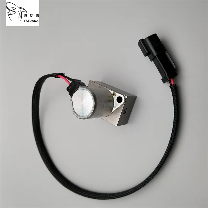 Para válvula solenoide Komatsu PC200-7 válvula solenoide proporcional de bomba hidráulica