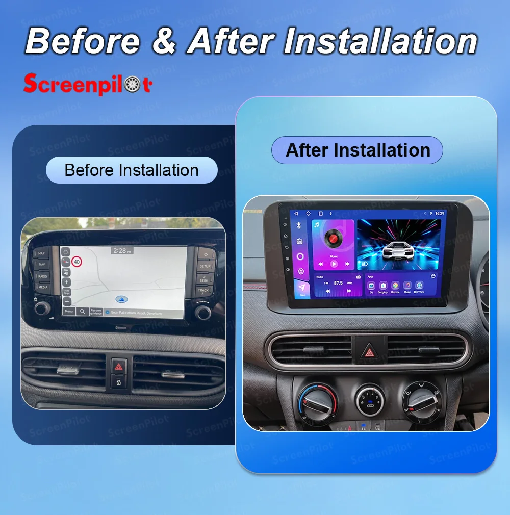 Android 16 For Hyundai i10 III 3 2019 - 2023 Car Radio Stereo Head Unit CarPlay Auto radio Touch Screen Wifi 8 Core Stereo Radio