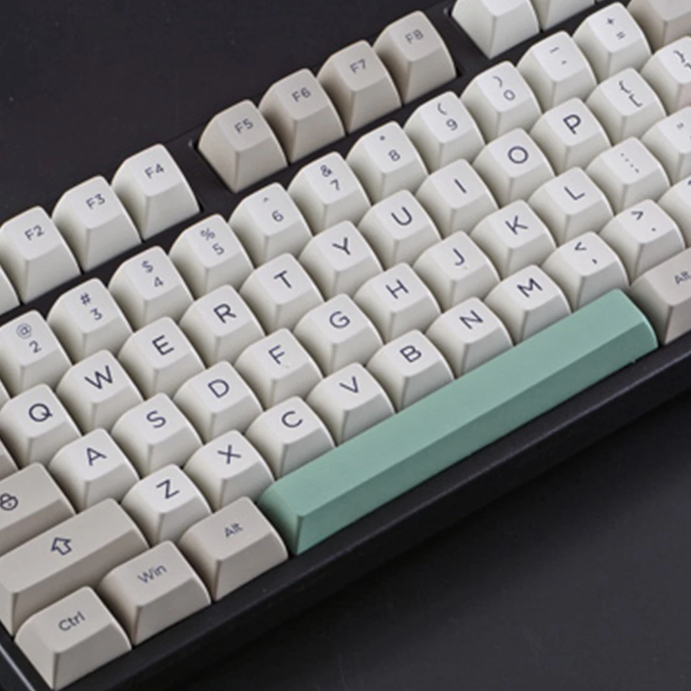 Imagem -05 - Chaves 9009 SA Pbt Bola Chave Bonés para Cruz Swtich Teclado Mecânico Gaming Keycaps Cinza Branco 6u 6.25u 7u Keybar 170