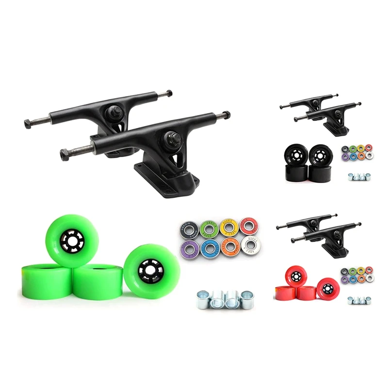 

8 Inch Longboard Truck Electric Skateboard Wheel ABEC-9 Bearings 270Mm Bridge 90X52mm Skateboard Wheels