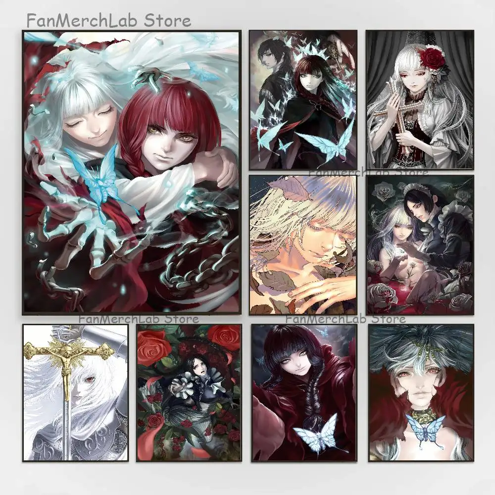 Pôsteres da Casa em Fata Morgana, impressões de arte de parede, pintura, presente, sala de estar, bar, restaurante, adesivo grande