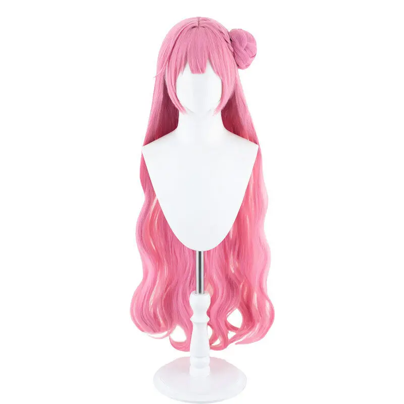 Nikke The Goddess Of Victory Dorothy 100cm Curly Pink Synthetic Wigs