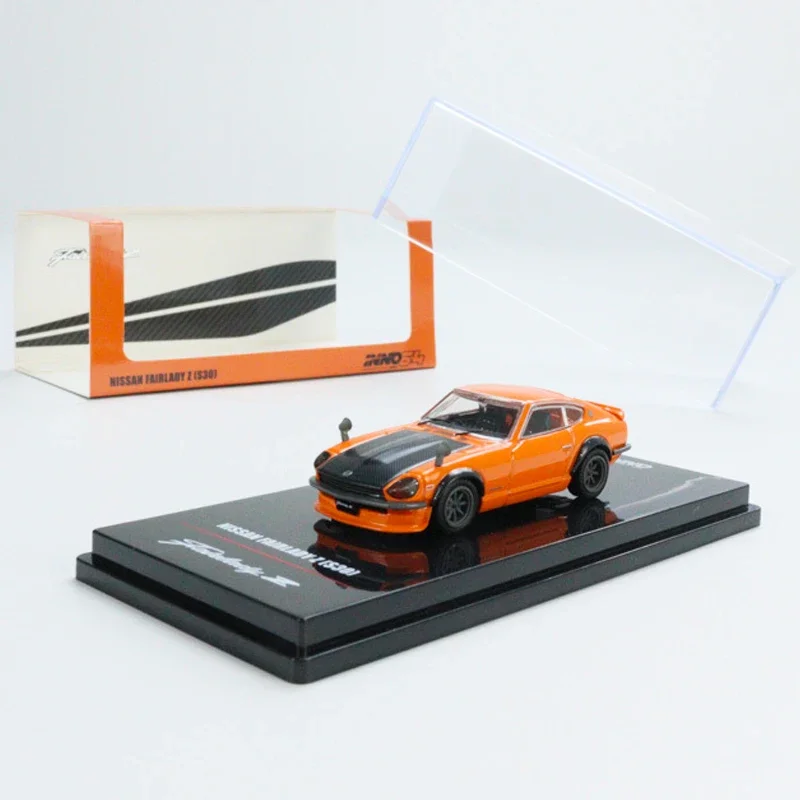 

INNO 1:64 модель автомобиля Fairlady S30 спортивный автомобиль из сплава-карбоновый оранжевый