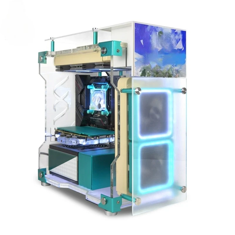 i7 12700K/3070 split water-cooled computer desktop host e-sports game desktop computer host