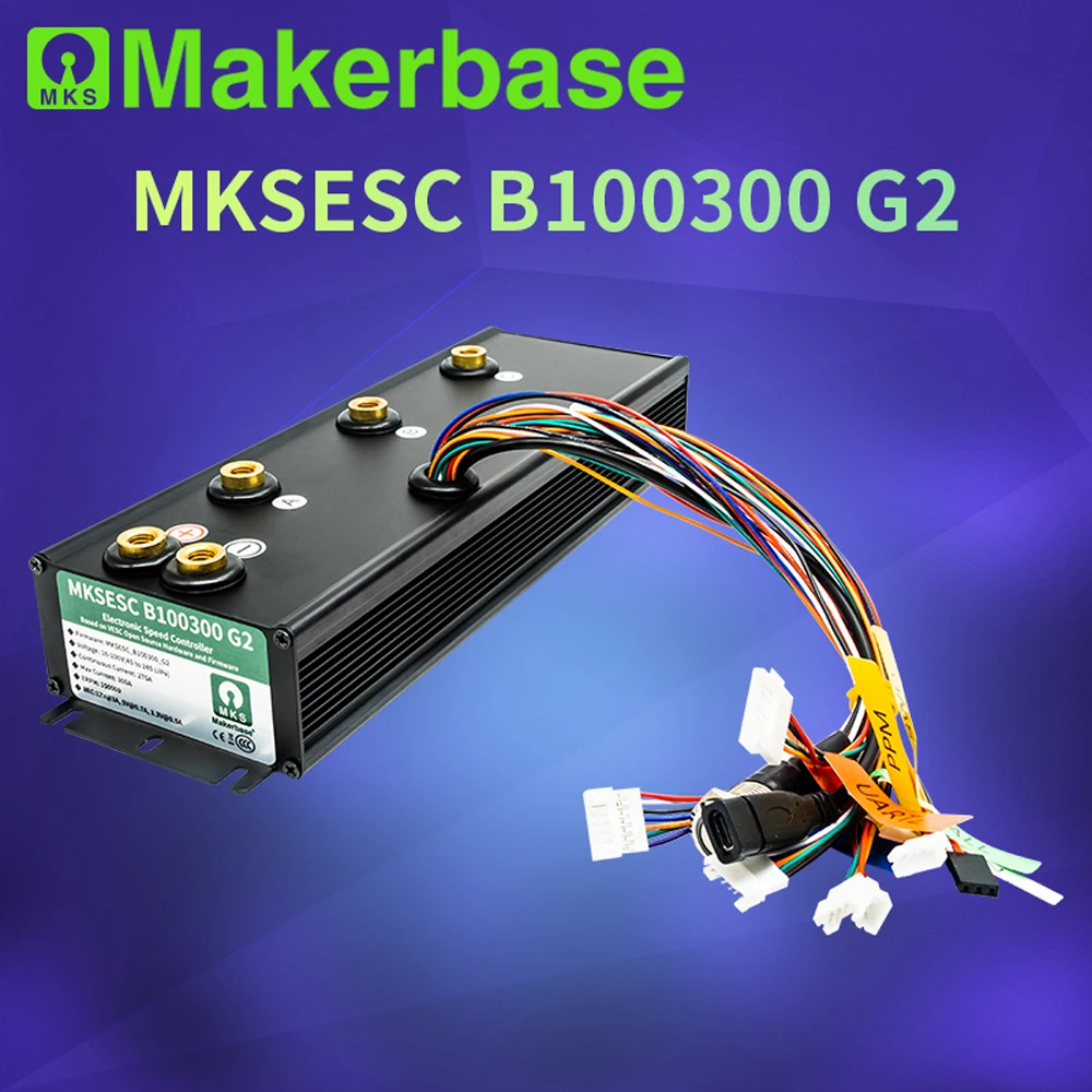 

Makerbase Electric Vehicle Controller 100V300A VESC Benjamin ESC Motorcycle Skateboard Accessories