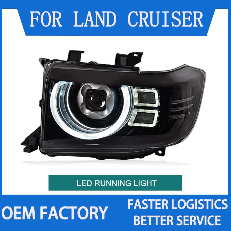 

Full LED Headlights for Toyota Land Cruiser 2003-2007 LC70 LC71 LC76-LC79 Headlight Plug and Play DRL Turning Front Head Lights