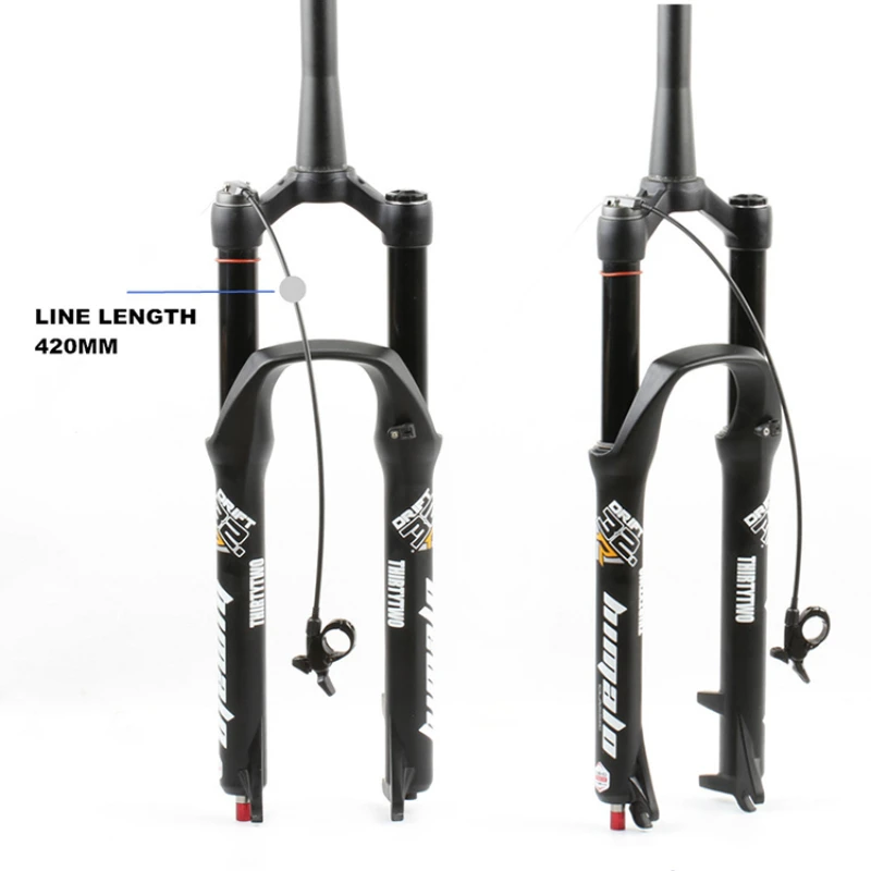 

Suspension Air Fork Travel 160mm 26/27.5/ 29er bike fork mtb Quick Release Tapered/Straight Tube Bicycle Fork