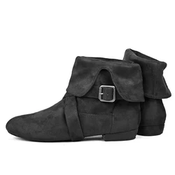 Jouncing Women's Line Dance Short Boots Lace Up Booties Green Salsa Latin Dance Country Dance Boots