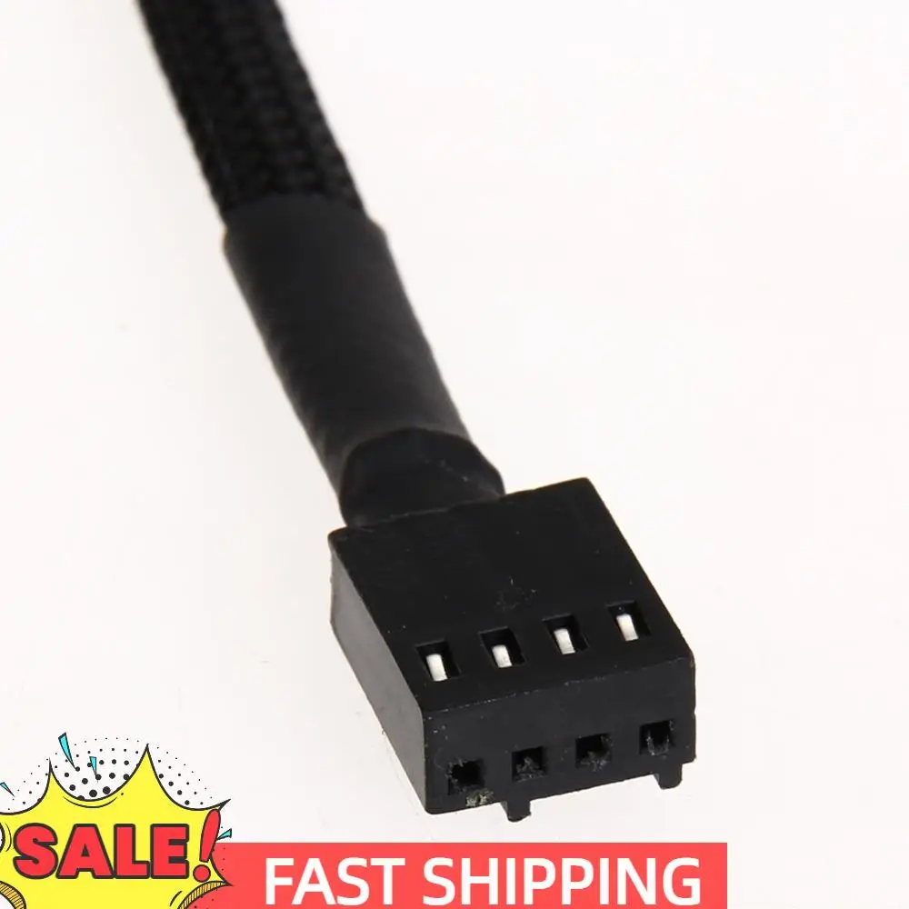 5 шт. 4-контактный ШИМ-разъем «папа-мама» Удлинительный кабель для системы охлаждения процессора Compure для вентилятора корпуса компьютера